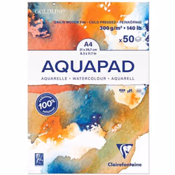 Papier aquarelle - Clairefontaine - 975721C - 300g - A4 - 50 feuilles