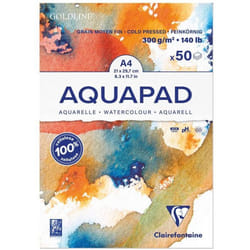 Papier aquarelle - Clairefontaine - 975721C - 300g - A4 - 50 feuilles