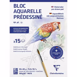 Clairefontaine 975725C, 15 feuilles