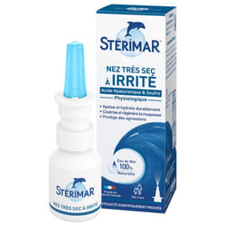 Stérimar Nez Très Sec à Irrité Spray Valve 20 ml