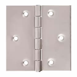 Charnière à nœud roulé Modèle double feuille Série forte Pour porte de meuble Longueur total : 100 mm Hauteur total : 100 mm  ...
