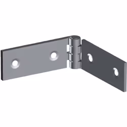 Charnière pour coulisse de lit nœud roulé modèle 1012 dimension 22x120mm épaisseur 1,5mm - MONIN – 426910