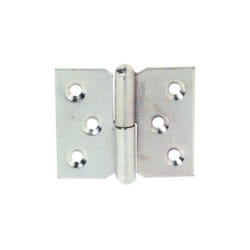 Paumelle de meuble acier nickelé gauche hauteur 40mm longueur 50mm Monin 431210
