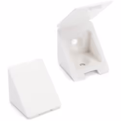 Tac ecker polypropylène blanc 23,5x22,5mm boîte de 100 - MONIN - 511620