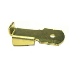 Taquet standard pour crémaillère acier MONIN SAS - Longueur 32 mm - Acier laitonné - 522110