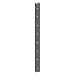 Crémaillère en applique argent 2000x11mm - MONIN - 522410