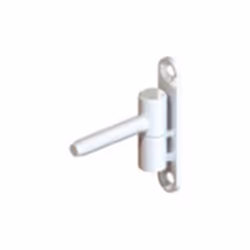 Paumelle fiche menuisé PVC diamètre 15 mm hauteur 83 mm époxy blanc MONIN 654020