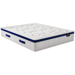 Vente-unique - Matelas 160 x 200 cm hybride ressorts ensachés 7 zones et mémoire de forme ép.30cm - marquis de palacio