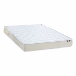 ID Literie PURE, Taille double/complet, Matelas en latex, Ferme, Beige, Polyester, 78 kg/m³
