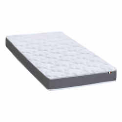 ID Literie ALTO, Taille lit simple/twin, High density foam mattress, Ferme, Gris clair, Polyester, 25 kg/m³