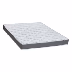 ID Literie ALTO, Taille double/complet, High density foam mattress, Ferme, Gris, Blanc, Polyester, Polyuréthane (PU), 25 kg/m ...