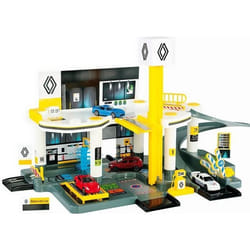 Garage RENAULT avec Station-Service Complète 2 Niveaux STARLUX - Modèle 401301 - Pour Enfant à partir de 3 ans