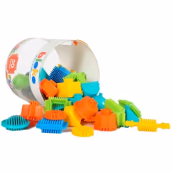 Jeu de construction BLOKO - Tube de 50 blocs - Dès 12 mois - Fabriqué en Europe