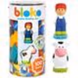 Jouet de construction - Bloko - 503662 - 100 pièces - 2 figurines 3D - Fabriqué en Europe