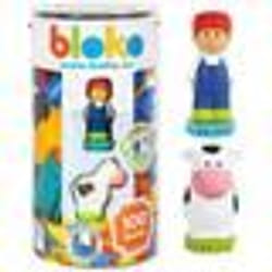 Jouet de construction - Bloko - 503662 - 100 pièces - 2 figurines 3D - Fabriqué en Europe