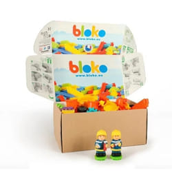 Jeux de construction - BLOKO - Jungle 50 bloko + 2 blokofriends - 52 pièces - Mixte - À partir de 12 mois
