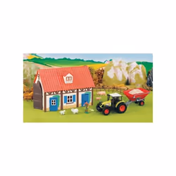 Starlux - Ferme Tracteur Claas Avec Accessoires STARLUX