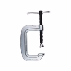Presse en C-SER Forgée 143-200 200x105mm Bessey Puissance de serrage jusqu'à 17 000 N. Garrot de serrage long pour une bonne  ...