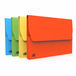 Oxford 100725975, Envelope folder, A4+, Carton, Couleurs assorties, Portrait, 200 feuilles