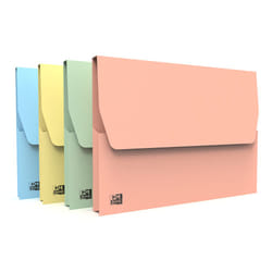 Oxford 100725990 fichier Papier Bleu, Vert, Rose, Jaune A4+