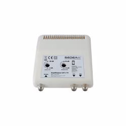 Boostez la qualité de votre signal TV avec cet amplificateur intérieur 28 dB, doté de 2 sorties SAT et TERRESTRE . Idéal pour ...