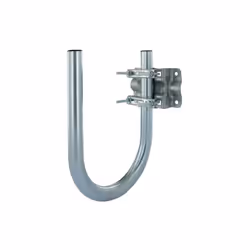Fixation murale en U Ø 40 mm, déport de 270 mm et hauteur de 335 mm, idéale pour un maintien sécurisé et robuste. Parfaite po ...
