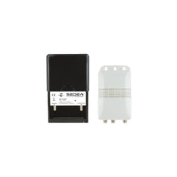 Sedea - Kit amplificateur 35 dB pour antenne tv extérieure + alimentation 24 Volts - 2 sorties 912036