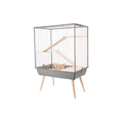 Zolux - Cage Neo Cosy - Grand panier (77,5 x 47,5 x 109 cm), Gris