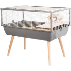 Zolux Cage Neo Nigha Bois Métal Plastique 48 x 36 x 48 cm 7 x 6,5 x 8 cm (1 Pièce)
