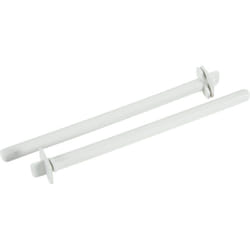 Zolux - 2 Perchoirs plastique beige de 18 cm, pour cage oiseaux.