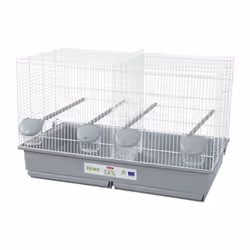 Présentation du Produit La cage en plastique éco-conçue pour oiseaux domestiques Primo, de dimensions 69 x 39 x 44,5 cm, est ...