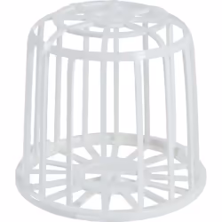 Support pour la bourre de nid oiseau ø 8 cm profondeur 7 cm a fixer sur la cage couleur blanc Support pour la bourre de nid o ...