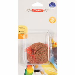 Fibre de coco 19 g bourre pour nid d'oiseaux ø 6 cm environ avec la fibres de coco, vous aiderez votre compagnon à construire ...