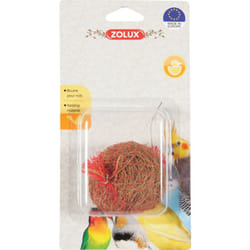 Fibre de coco 19 g ø 6 cm bourre pour nid d'oiseaux - zolux