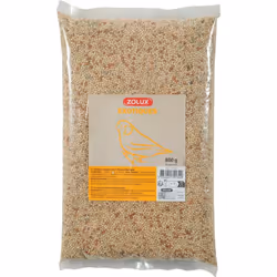graine pour oiseaux exotiques. sac de 800 g pour oiseaux. Aliments composés pour oiseaux exotiques. Composition : Céréales, G ...