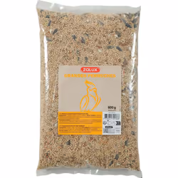 graine pour grandes perruches. sac de 800 g pour oiseaux. Aliments composés pour grandes perruches. Composition : Millet blan ...