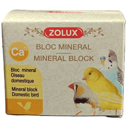 Bloc minéral 90 g pour oiseau domestique Zolux