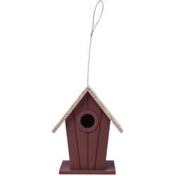 Nichoir en bois coucou terracotta