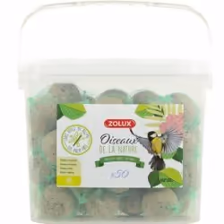 ZOLUX Seau 50 boules de graisse 90 g
