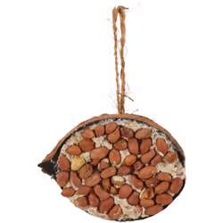 Description détaillée du produit: Produit: Demi coco graisse arachide Univers: Alimentation pour oiseaux Type: bloc minéral C ...