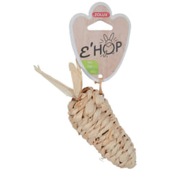 Jouet carotte ehop feuille de maïs 12 cm, pour rongeur Zolux