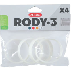 Connecteurs pour cage rongeur Rody3 - ZOLUX - Roylounge - Blanc - 4 pièces