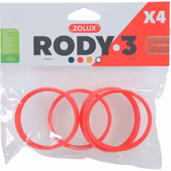Connecteurs pour cage rongeur Rody3 - ZOLUX - Roylounge - Grenadine - 4 pièces