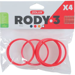 Connecteurs pour cage rongeur Rody3 - ZOLUX - Roylounge - Grenadine - 4 pièces