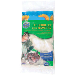 Lit douillet pour hamster sachet de 25 gr, couleur blanc. - zolux
