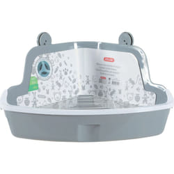 Maison de toilettes d'angle pour rongeurs 41.5x31 cm
