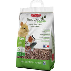Zolux - Litière granulés de bois Rodywood 18 litres