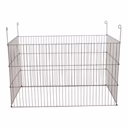 Parc rectangulaire en métal pour extérieur pour rongeur lapins et cochons d'inde dimension 60 x 102x H 60 cm Destinés aux lap ...