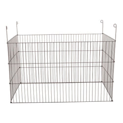 Parc rectangulaire 60 x 102 x h 60 cm en métal pour extérieur pour rongeur Zolux
