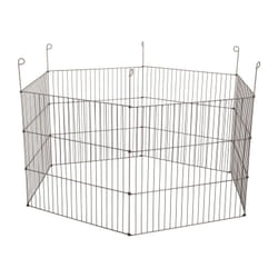 Parc hexagonal ø 120 x h 61 cm en métal pour extérieur pour rongeur Zolux
